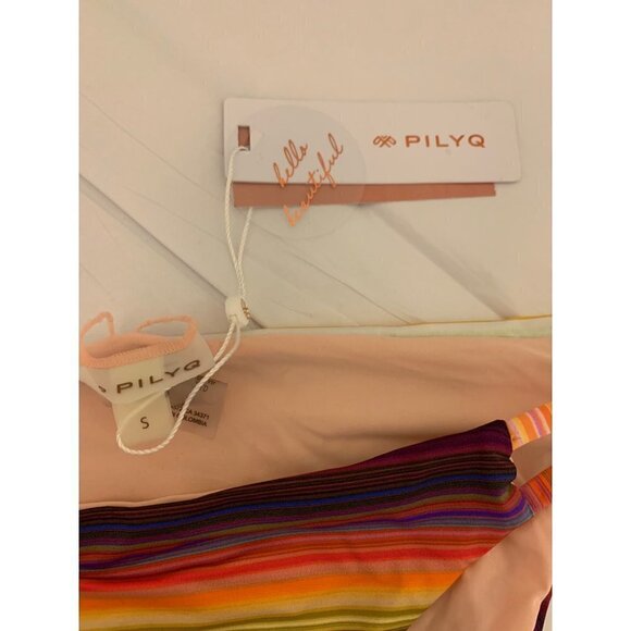 Pilyq Sunset Reversible Gemini Full Bikini Bottom NEW S - Picture 3 of 4